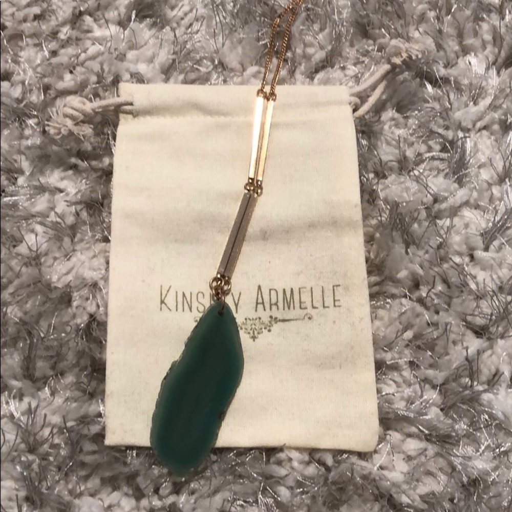 Kinsley Armelle jade necklace